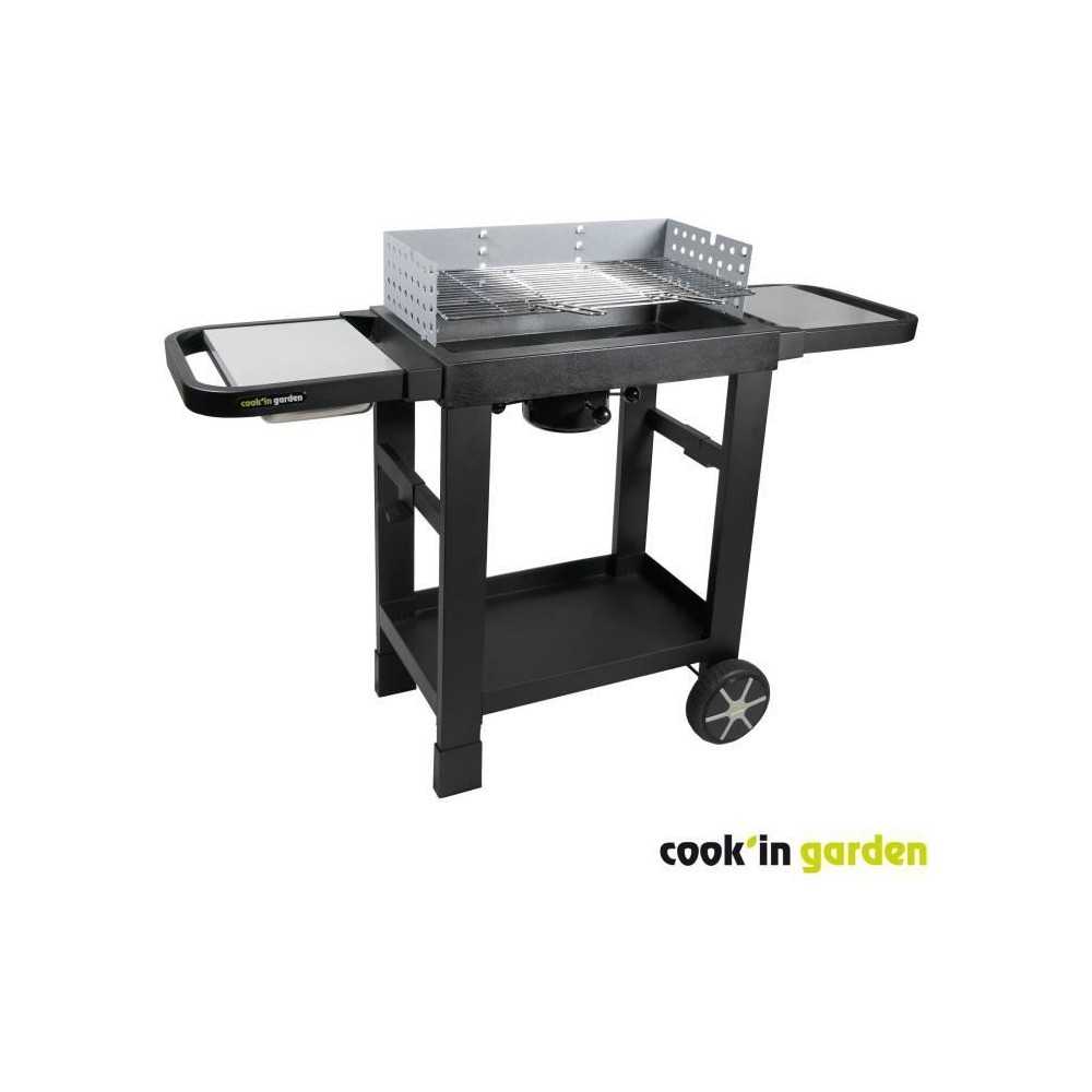 Barbecue au charbon de bois - COOK'IN GARDEN - EASY 60 - Noir