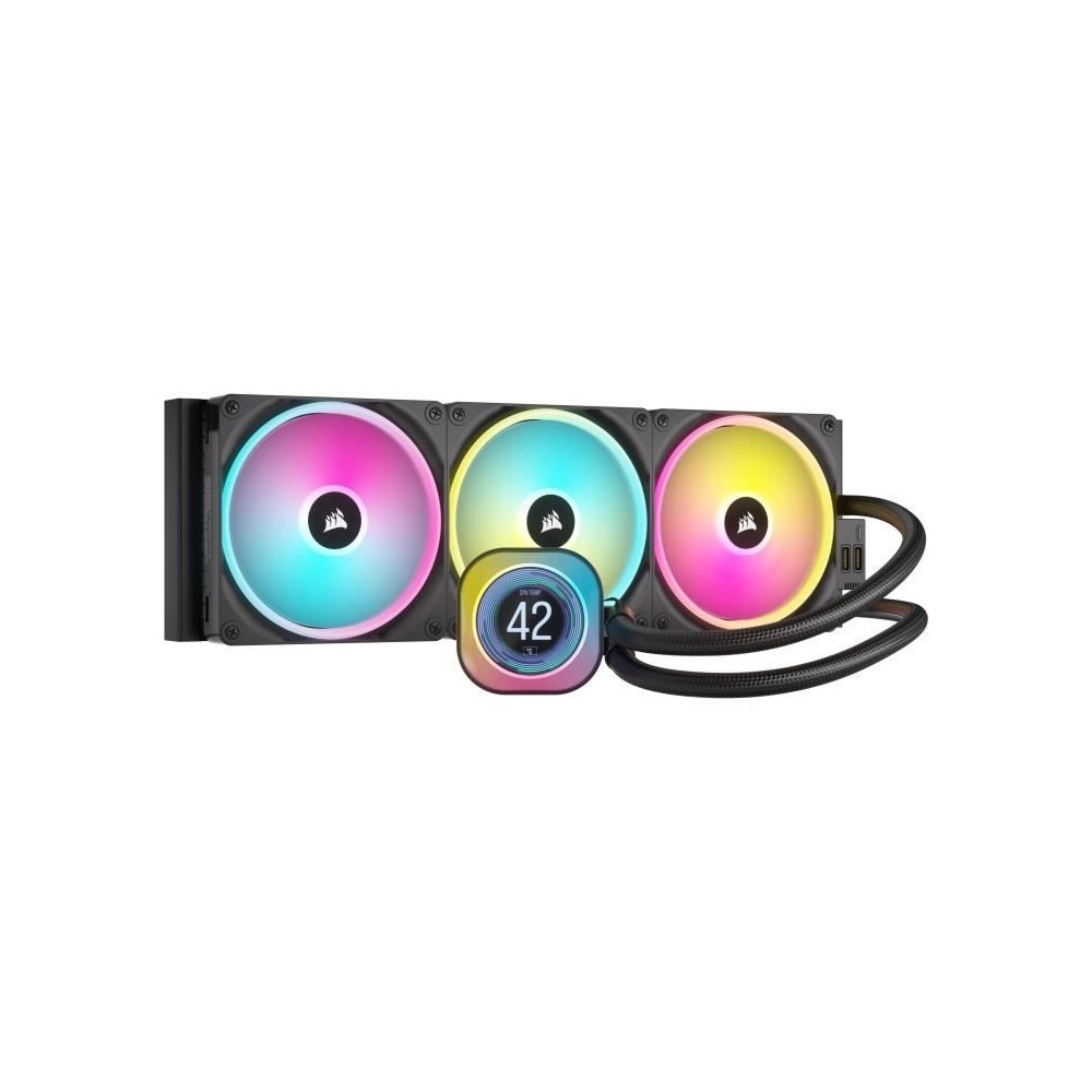 Water Cooling - CORSAIR - iCUE LINK H170i LCD AIO - Radiateur 420mm -