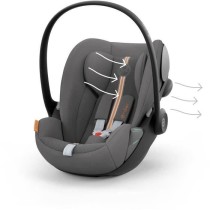 Coque Auto bébé Cloud G CYBEX i-Size - Inclinable - Tissu respirant