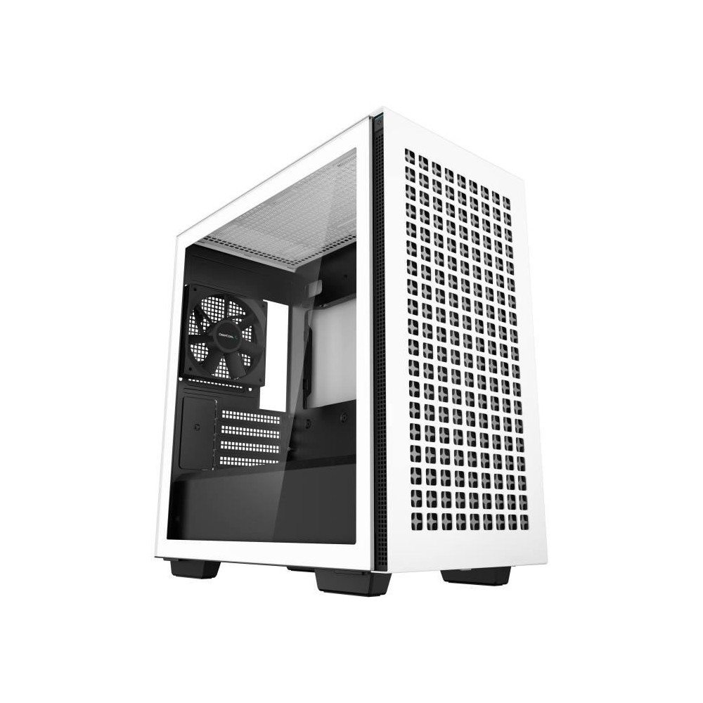 Boitier PC sans alimentation - DEEPCOOL CH370 (Blanc) - Mini tour - Fo