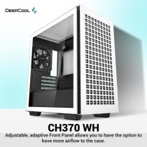 Boitier PC sans alimentation - DEEPCOOL CH370 (Blanc) - Mini tour - Fo