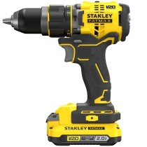 Stanley - V20 Perceuse visseuse a percussion 80 Nm BRUSHLESS - Lithium 18V - 2 batteries 4A - SFMCD721M2K-QW