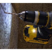 Stanley - V20 Perceuse visseuse a percussion 80 Nm BRUSHLESS - Lithium 18V - 2 batteries 4A - SFMCD721M2K-QW