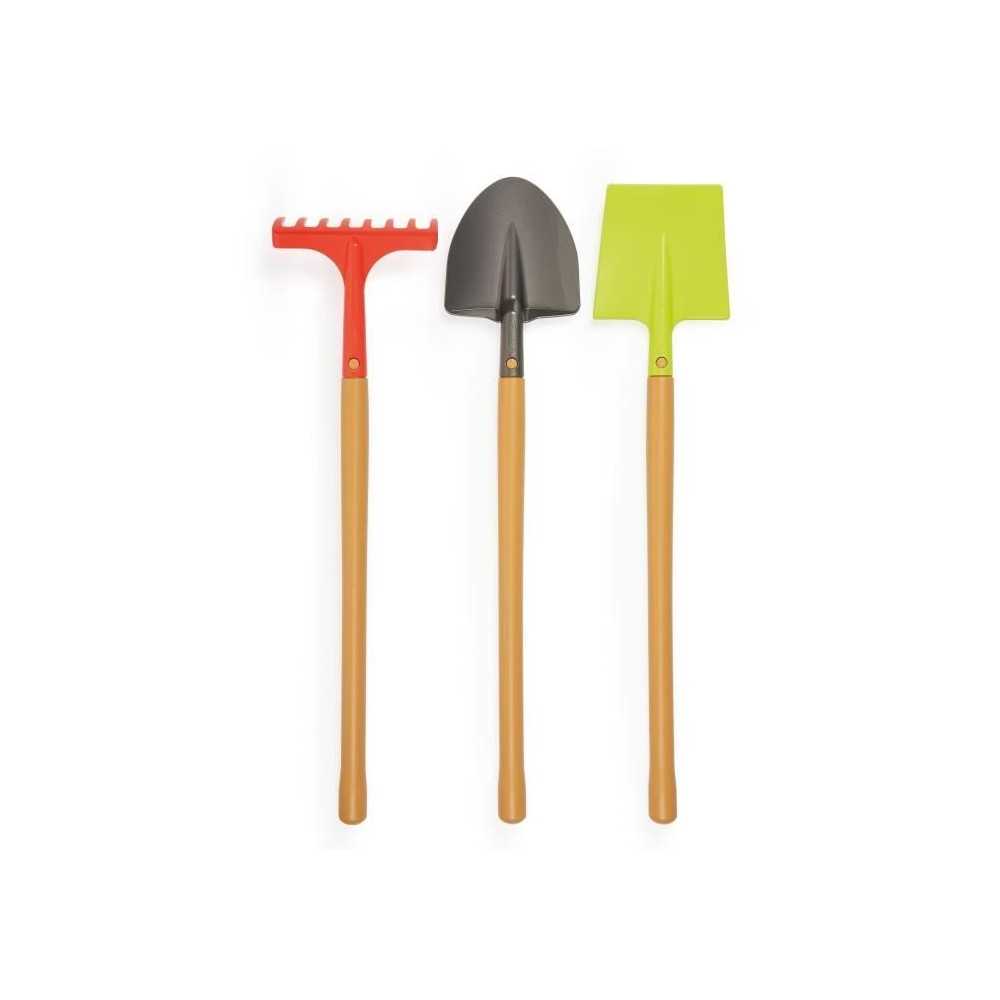 Filet de 3 grands outils de jardin - ECOIFFIER - 4338 - Préparons la