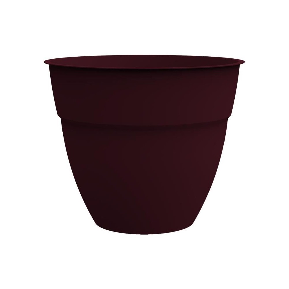 Pot de Fleur Rond Osaka EDA - Ø 50 cm - Volume 57 L - Rouge Bourgogne