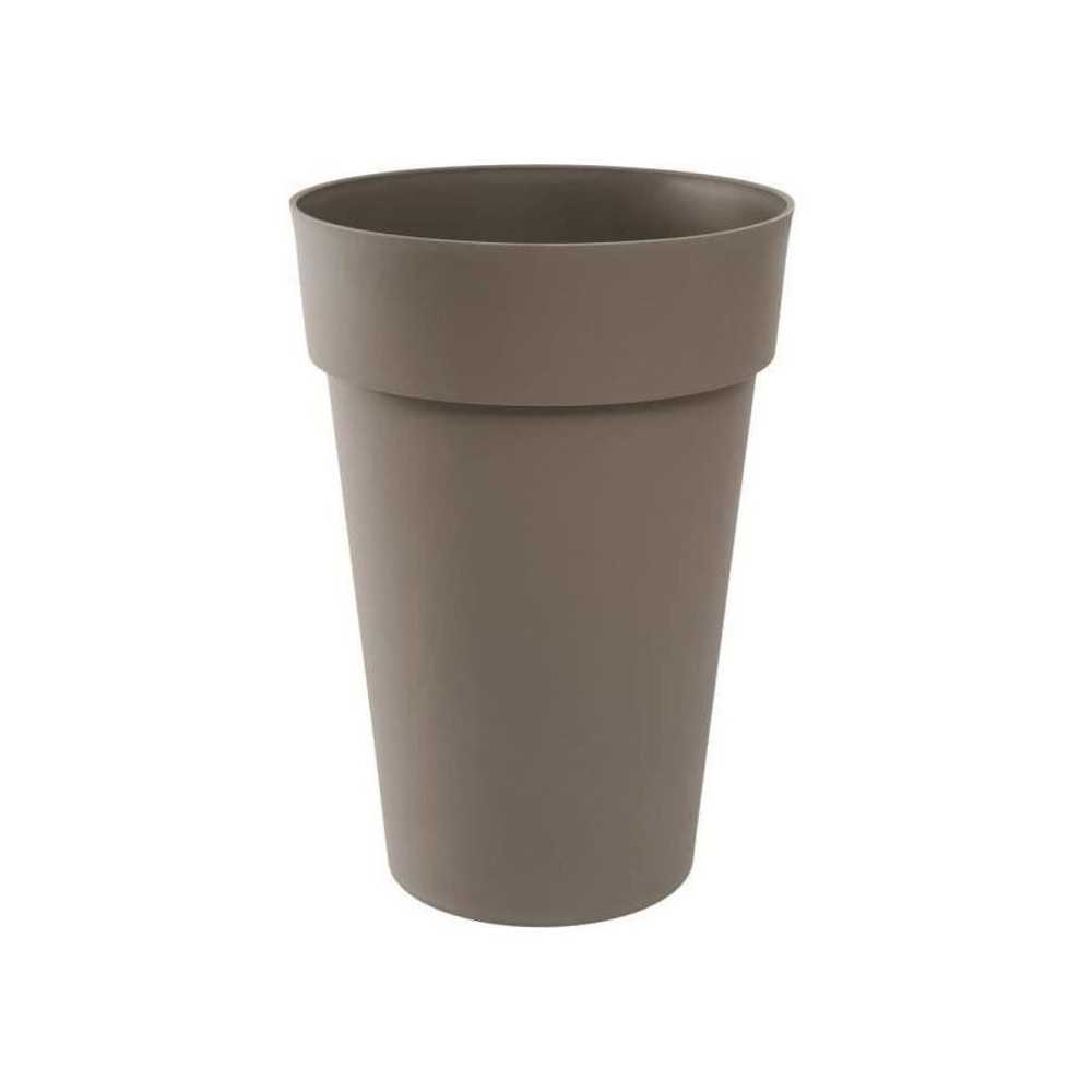 EDA Pot/Vase Toscane haut - Ø 46 x H 65 cm - 67 L - Taupe