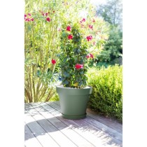 EDA PLASTIQUE - Pot de fleur rond Toscane - Ø 60 x H47 cm - 76 L - Ve