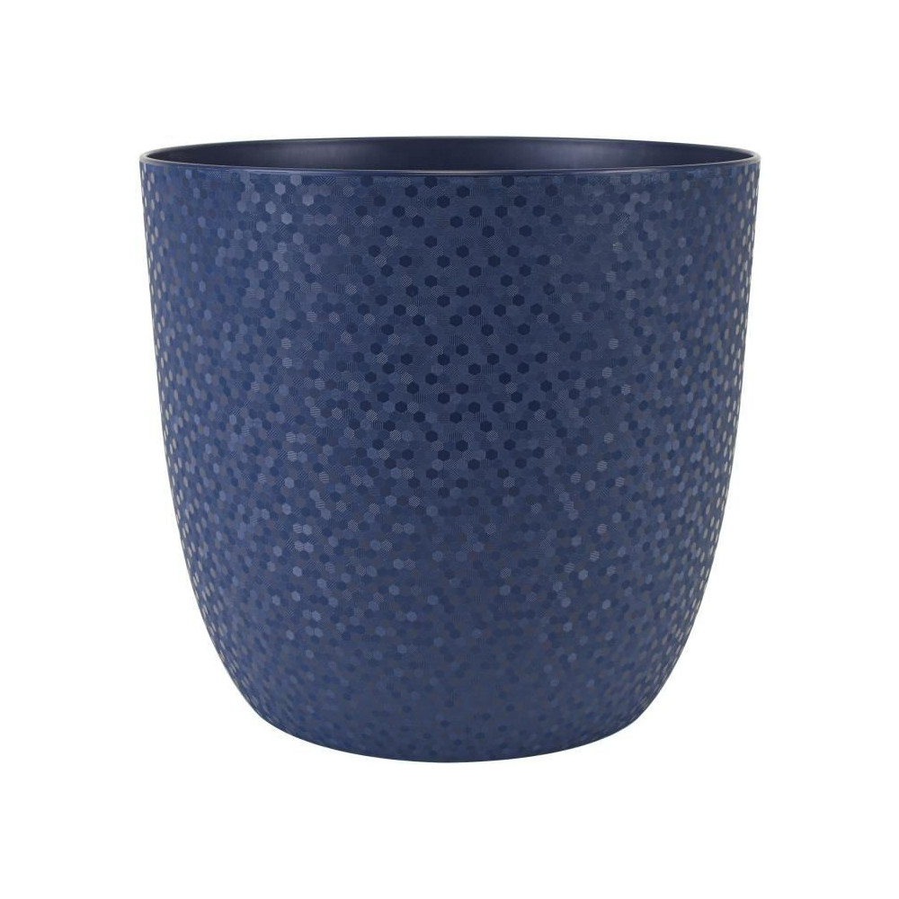 EDA Cache-pot OPALE Ø 29,5 cm - Volume 14,8 L - Bleu profond