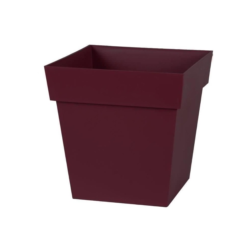 EDA Pot de Fleur Carré TOSCANE 32 cm - Volume 22 L - 32 x 32 x 32 cm