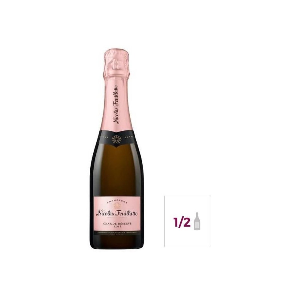 Champagne Nicolas Feuillatte Grande Réserve Rosé - 37,5 cl