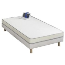 Matelas mousse 90 x 190 cm - DEKO DREAM Huopa - Mousse - Confort ferme