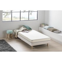 DEKO DREAM Matelas mousse 90 x 190 cm - Confort ferme - Epaisseur 12 c