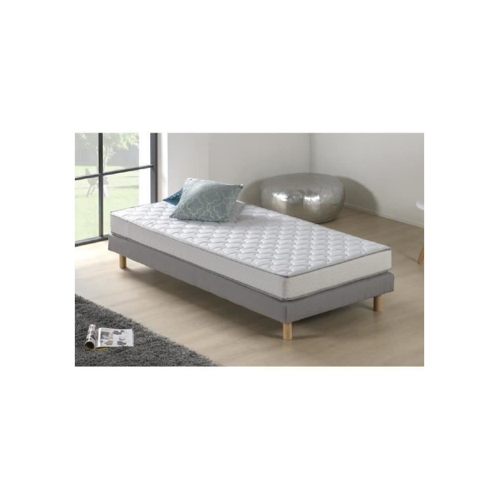 Matelas 70x140 cm HAHTUVA - Mousse - Ferme - 14 cm - 5 zones - DEKO DR