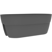 Jardiniere Cavaliere Osaka 19,5 L - EDA - pour Balcons et Rambardes - Gris anthracite