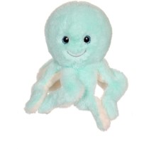 Peluche Pieuvre - GIPSY TOYS - Bleu, 32 cm