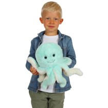 Peluche Pieuvre - GIPSY TOYS - Bleu, 32 cm