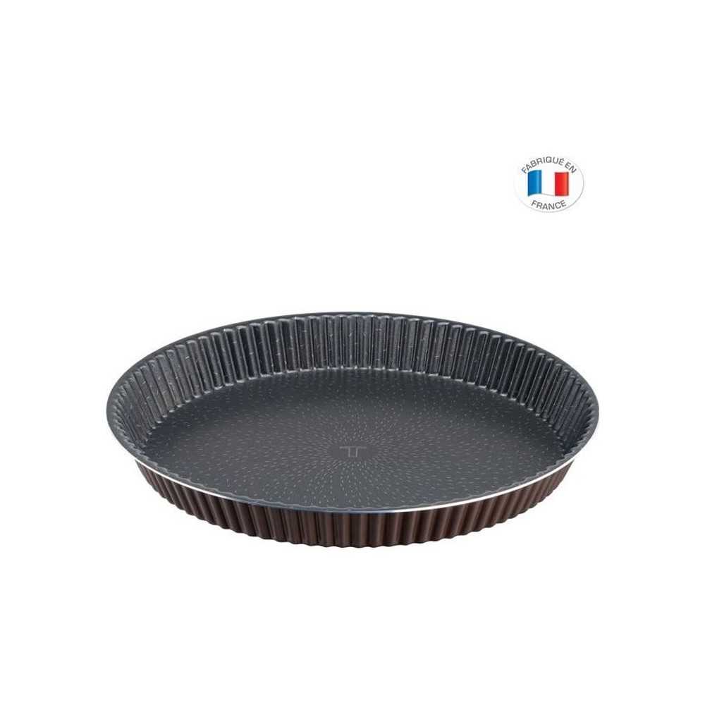 TEFAL Success Moule a tarte 24 cm, Revetement antiadhésif, Fabriqué