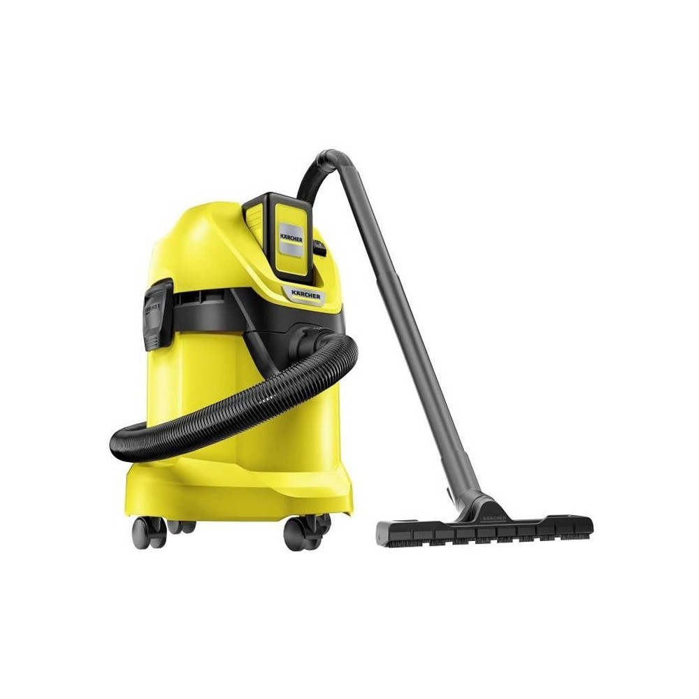 Aspirateur eau et poussiere sans fil KARCHER WD 3 - 17L - 300W - Batte