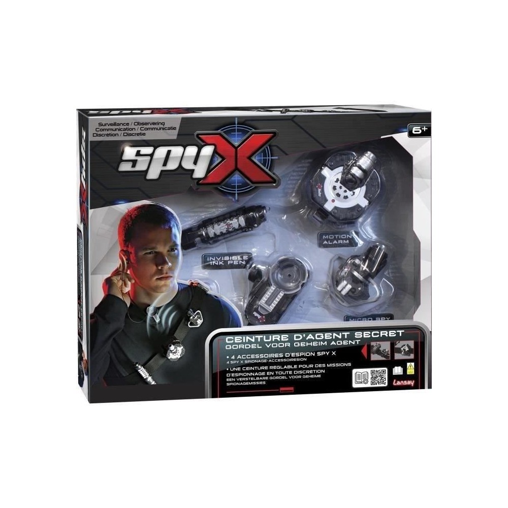 Jeu d'espion - LANSAY - 21085 - Spy X - Ceinture D'Agent Secret