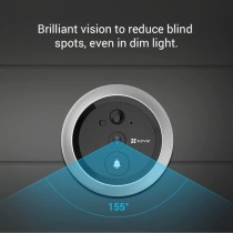 Caméra de surveillance Ezviz Sonnette a judas sans fil DP2C