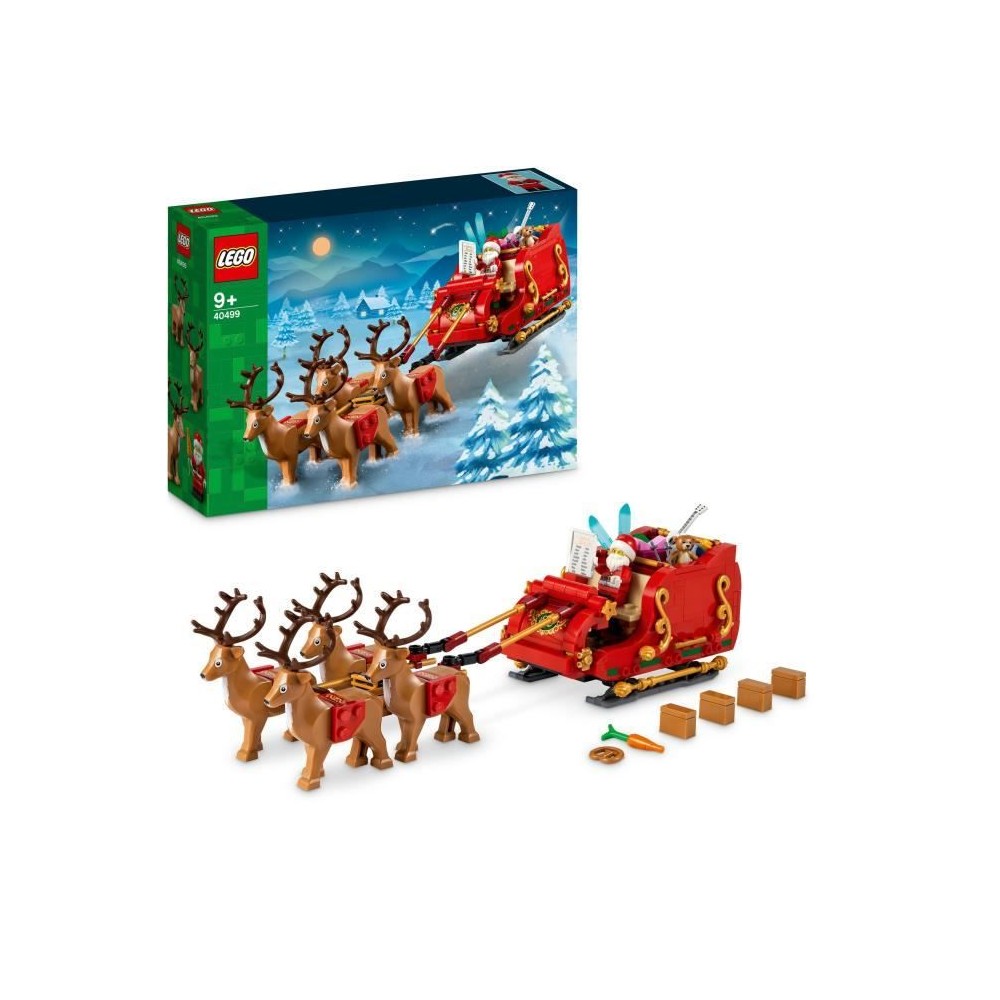 Jeu de construction - LEGO - 40499 - Traîneau du Pere Noël - 343 pie