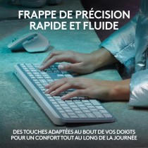 Clavier - Sans fil - Logitech - MX Keys S - Rétroéclairé - AZERTY -