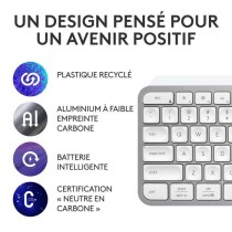 Clavier - Sans fil - Logitech - MX Keys S - Rétroéclairé - AZERTY -