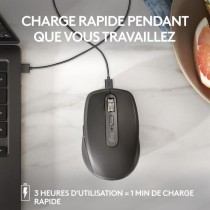 Souris - Sans fil - Logitech - MX Anywhere 3S - Silencieux - Blanc