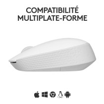 Souris - Sans Fil - Logitech - M171 - Ambidextre - Blanc