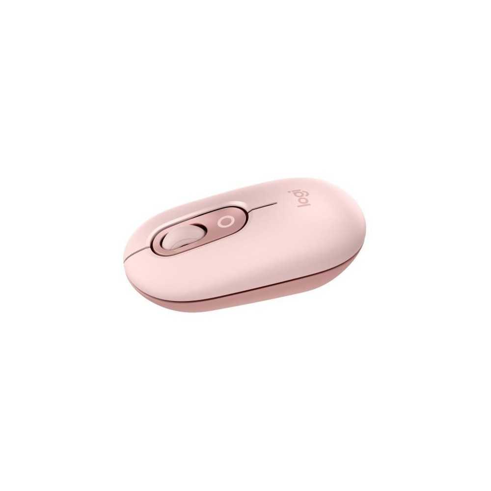 Souris - Sans fil - Logitech - Pop Mouse - Rose