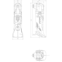 Outil multifonctions sans fil - METABO - MT 18 LTX - 18 V - MetaBOX 14