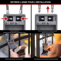 Armoire de sécurité Masterlock Boîte a clés 5482EURD Format L