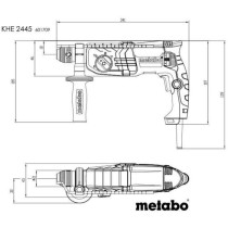 Marteau perforateur combiné Coffret - METABO -