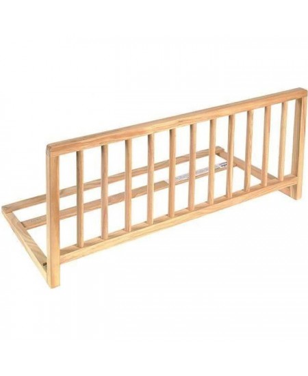 NIDALYS -Barrière de lit bois naturel 90 cm - Norme BS