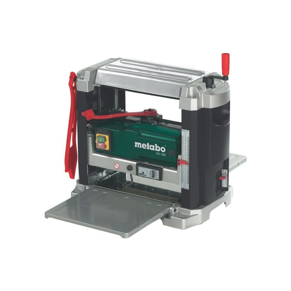 Rabot de chantier METABO DH 330 - 1800 W - Réglage précis de l'épaisseur de copeau