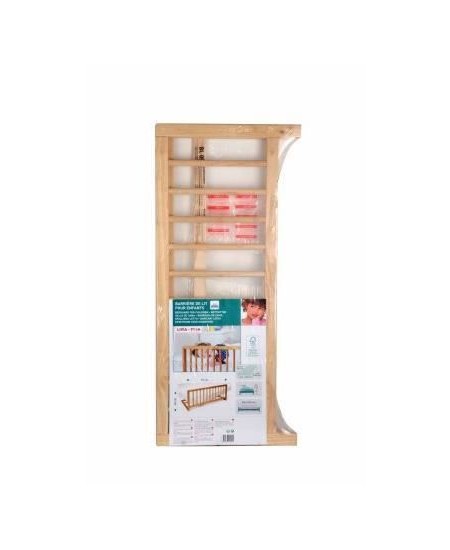 NIDALYS -Barrière de lit bois naturel 90 cm - Norme BS