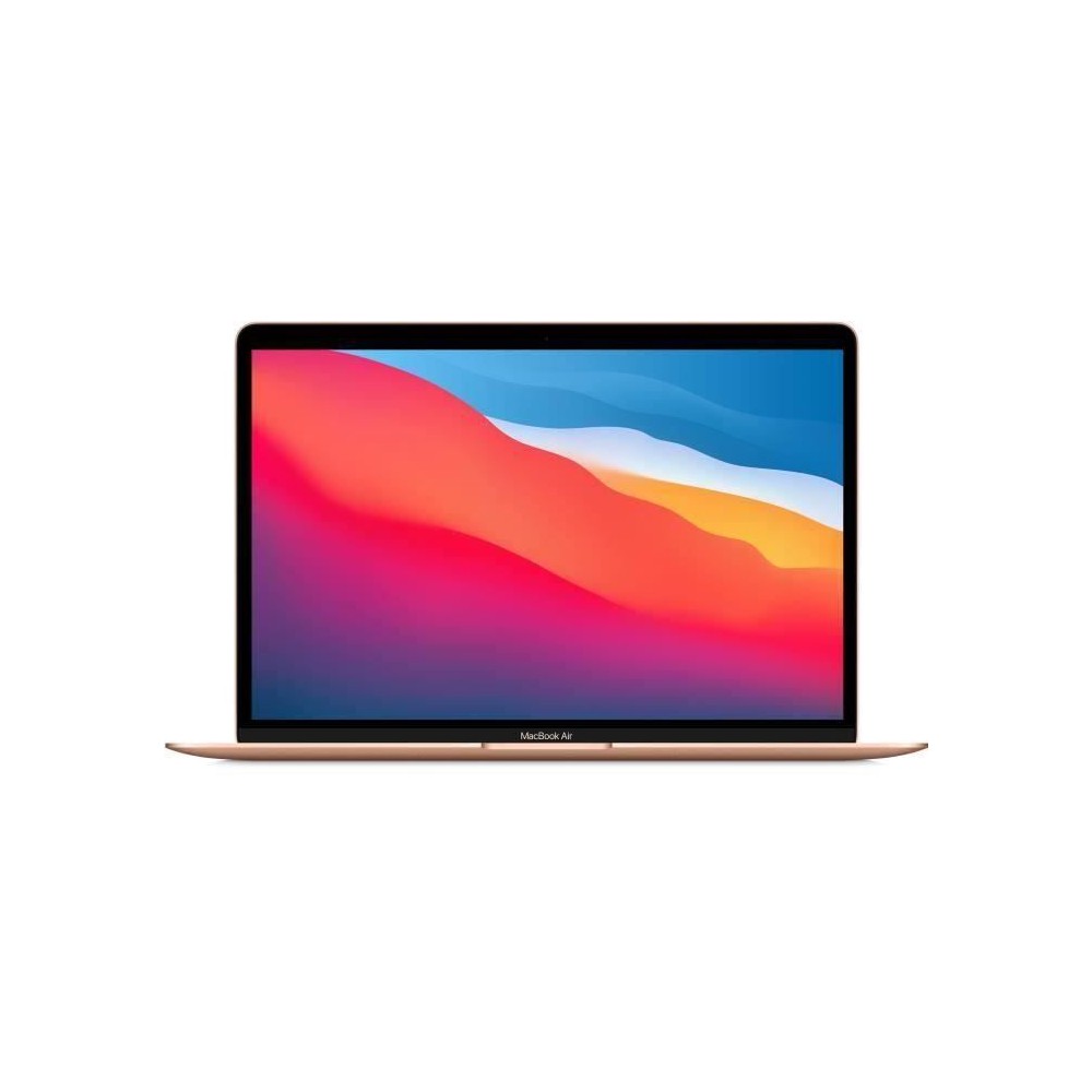 Apple - MacBook Air (2020) - Puce Apple M1 - 13,3 - RAM 8Go - Stockage