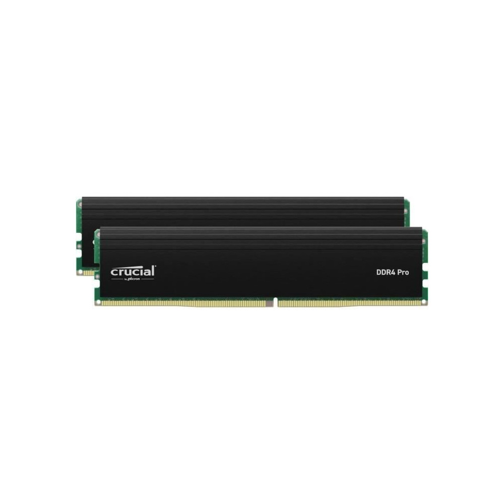 Mémoire RAM - CRUCIAL - PRO DDR4 - 32Go (2x16Go) - DDR4-3200 - UDIMM