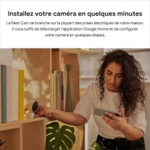 Caméra de surveillance - Google Nest - 2nde Génération GA01317-FR - Extérieur/Intérieur - 2 MP - 1920 x 1080 - 1080p - Audi