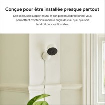 Caméra de surveillance - Google Nest - 2nde Génération GA01317-FR - Extérieur/Intérieur - 2 MP - 1920 x 1080 - 1080p - Audi