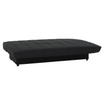 Banquette clic clac 3 places - Tissu noir - Style Contemporain - L 190