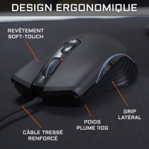 Pack Gamer 2 en 1 - The G-Lab - COMBO KRYPTON - Souris Filaire - Clavier Filaire