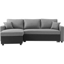 Canapé d'angle réversible convertible grand couchage + coffre - Tiss