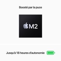 Apple - 13,6 MacBook Air M2 - RAM 8Go - Stockage 512Go - Minuit - AZER