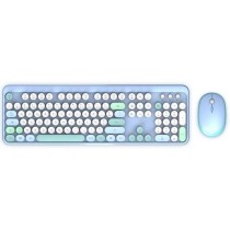 Combo sans fil clavier + souris - MOBILITY LAB - Pure Color - Bleu - D