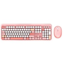 Combo sans fil clavier + souris - MOBILITY LAB - Pure Color - Rose - D