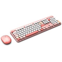 Combo sans fil clavier + souris - MOBILITY LAB - Pure Color - Rose - D