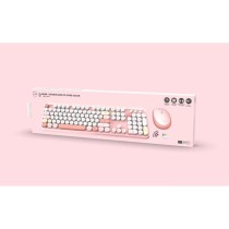 Combo sans fil clavier + souris - MOBILITY LAB - Pure Color - Rose - D