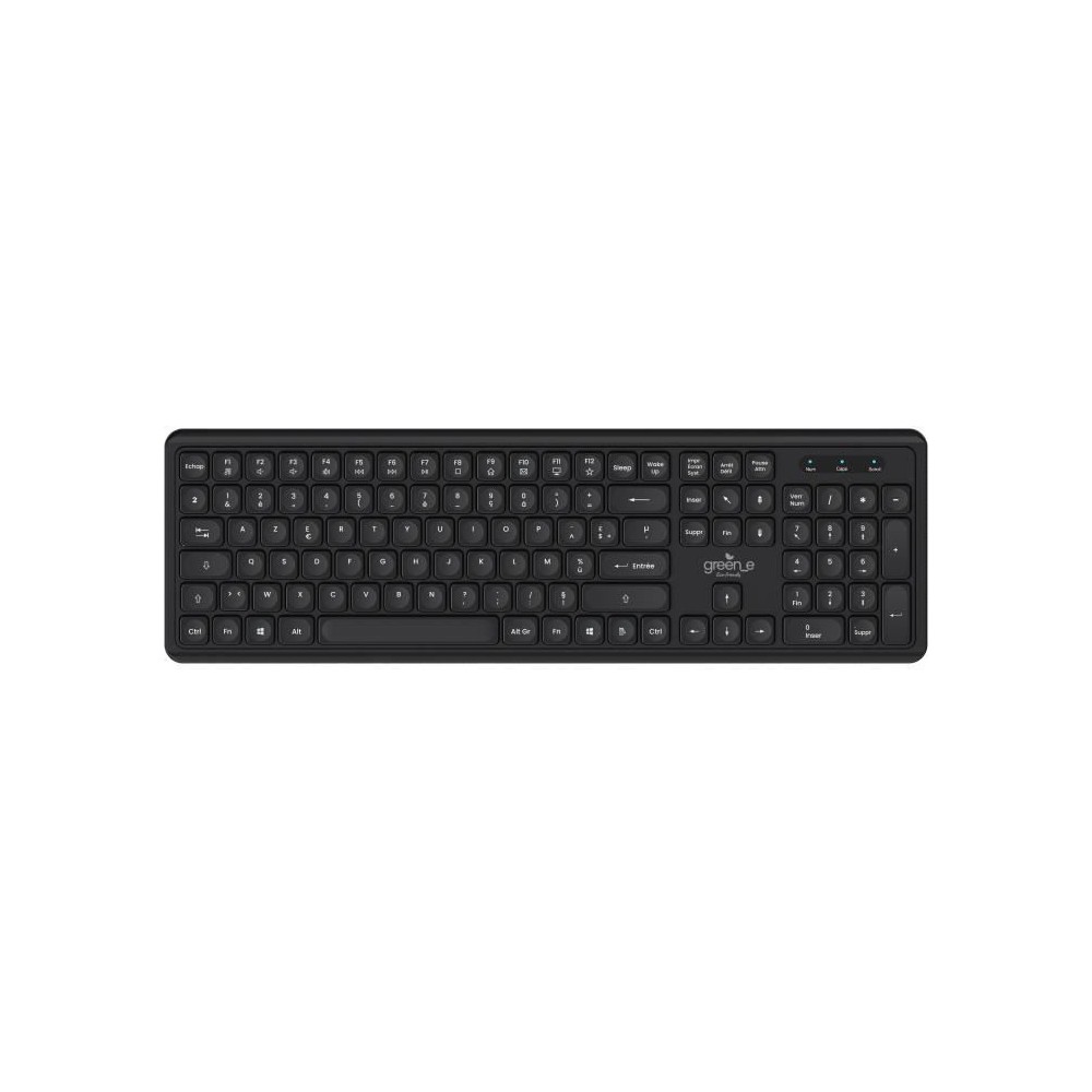 Clavier filaire écologique - MOBILITY - USB-A - Noir