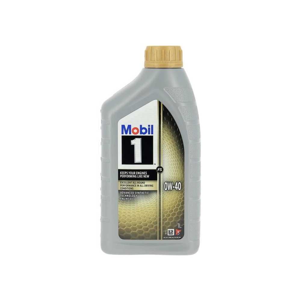 Bidon huile de moteur - MOBIL1 - 0W-40 FS - 1 L - 4 saisons